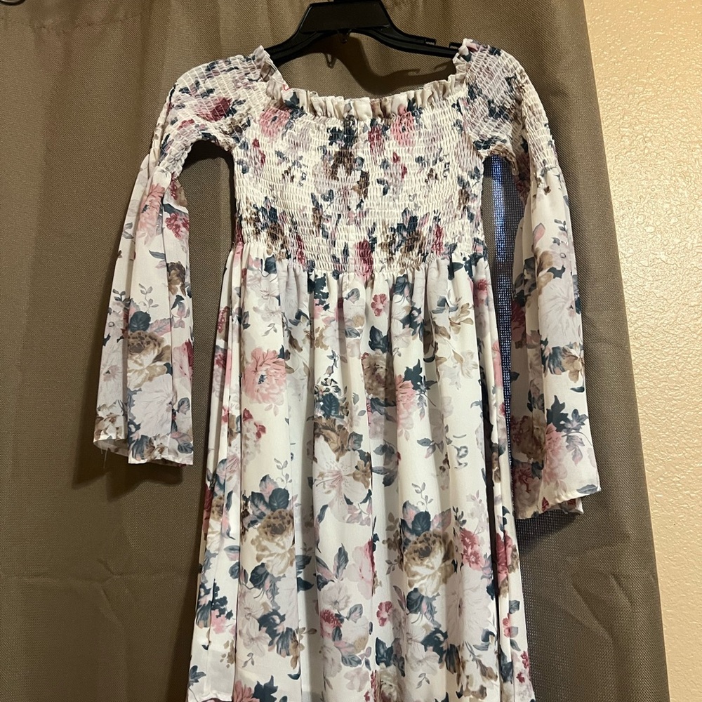 Floral Off-Shoulder Dress